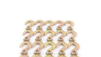 20 Pack Clevis Slip Hooks for Tow Chains (3/8 Inch, 6,600 LBS WLL)