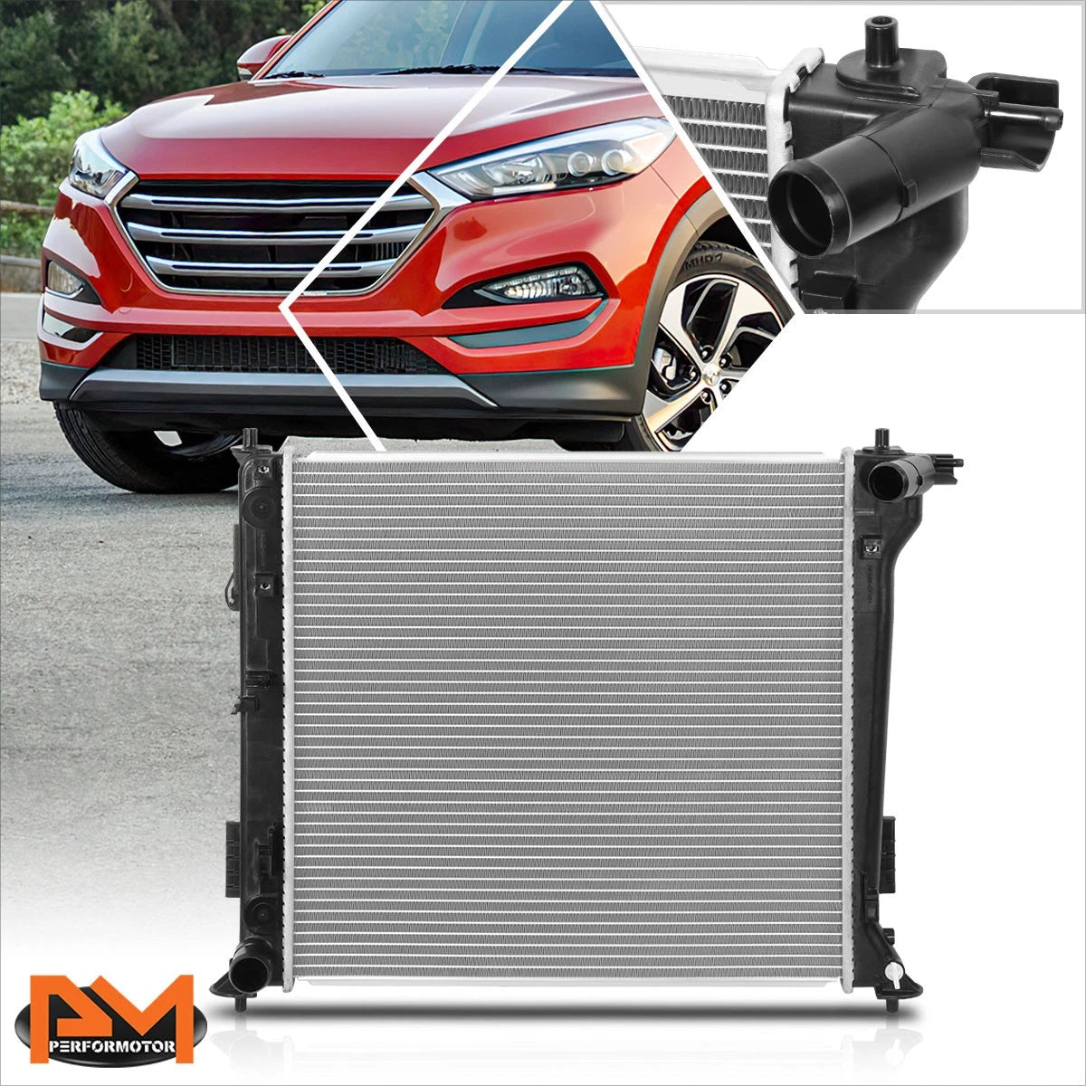 Aluminum Core Cooling Radiator DPI-13577 for Hyundai Tucson (2016–2018)