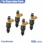 Set of 4 Fuel Injectors for Ford Escort Mazda Miata Protege Kia Sephia (1990–2002)