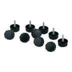 10pcs Fishing Reel Handle Cover and Gaskets Kit for Fixed Nut Replacement