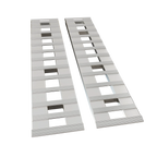 Set of 2 Aluminum Trailer Ramps for Car Truck (8500 lbs, 72''x15'')