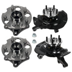 Front Steering Knuckle Rear Wheel Hubs Bearing for Lexus RX 300 2004-2009 AWD