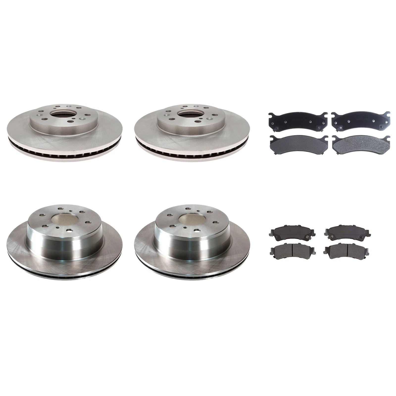 ACDelco Silver Brake Kit Disc Rotors Pads for Sierra 1500 (330mm/345mm)