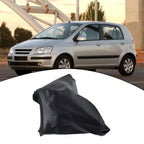 Black PU Leather Shift Lever Cover for Hyundai Getz (2002–2011)