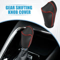Gear Shift Lever Cover for Honda CRV 2008-2014 - Black with Red Stitches
