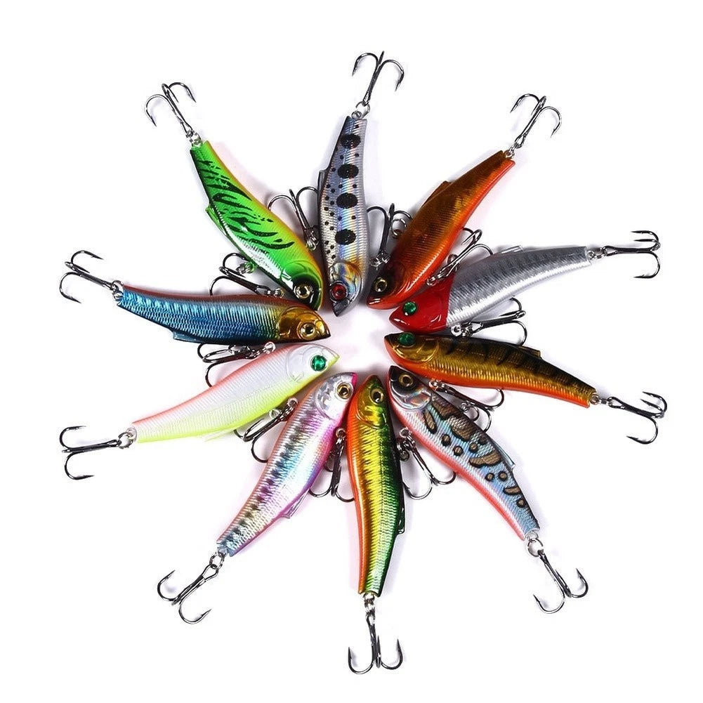 7cm 18g Synthetic Hard Lure with Internal Rattle for Fishing