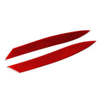 Red Carbon Fiber Headlight Eyelids for Jaguar F-Type (2013-2024)