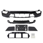 Front Bumper Face Bar Assembly for Ford F150 (2021–2023) 6pcs W/o Sensor Hole