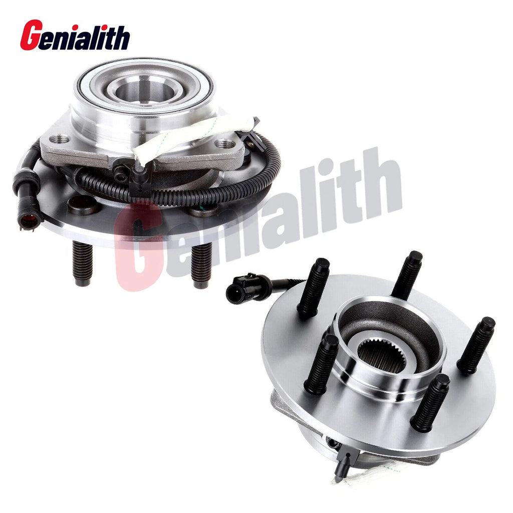 Pair Front Wheel Bearing and Hub for Ford F-150 (2000–2004)