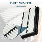 Cabin Air Filter Set for Hyundai Tucson (2021-2023)