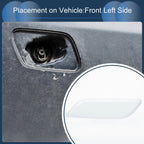 Front Left Washer Nozzle Cover Cap for Honda Accord VIII (2011–2013) White