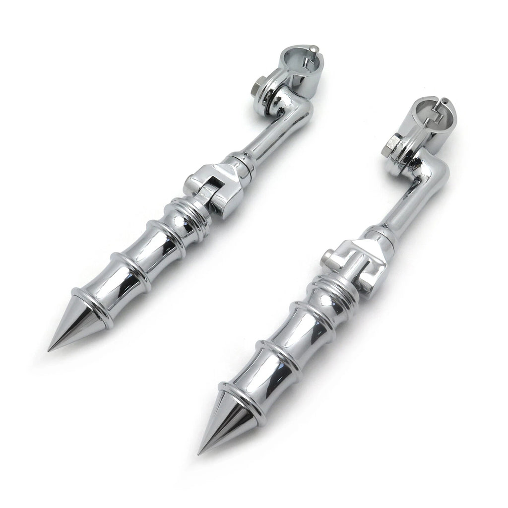 Highway Foot Pegs for Harley Touring (1 1/4" Engine Guard Mount Clamp)