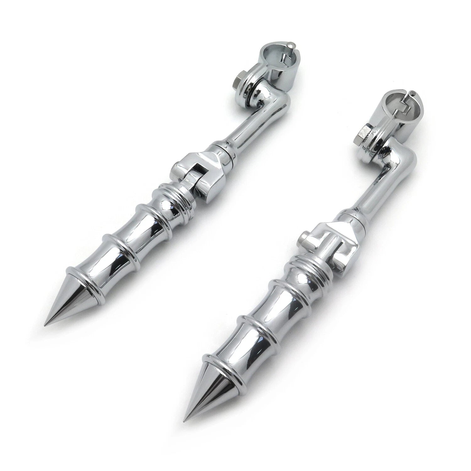 Highway Foot Pegs for Harley Touring (1 1/4" Engine Guard Mount Clamp)