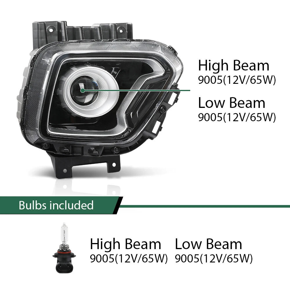 Right Halogen Projector Headlight for Kia Soul (2020–2022)