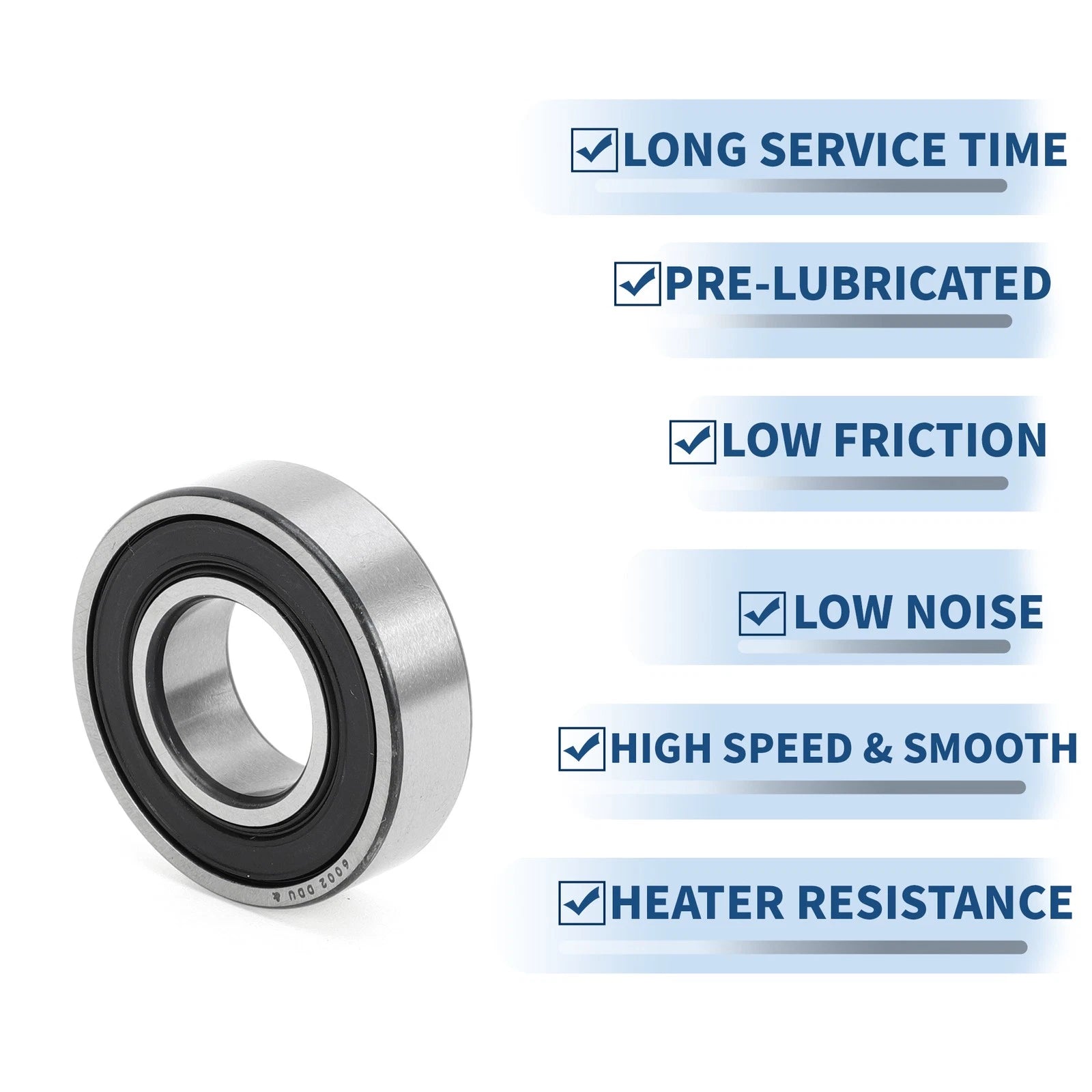 Deep Groove Ball Bearing 15x32x9mm for Scooter Skateboard (6002DDU)