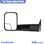 Pair Manual Towing Mirrors for Dodge Ram 1500 2500 3500 (1994–2002)