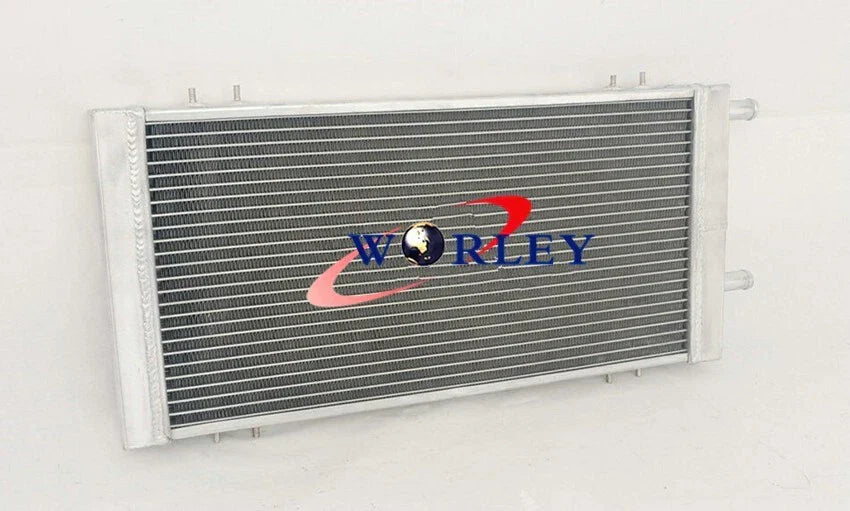 Universal Aluminum Radiator Air to Water Intercooler Heat Exchanger Silver