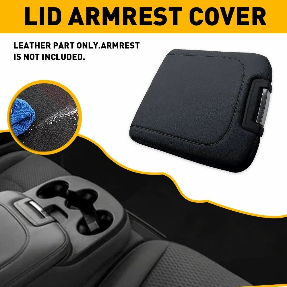 Console Center Lid Armrest Cover for Dodge Ram 1500 2500 3500 (2013–2018)