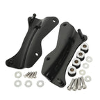 Sissy Bar Backrest Pad Luggage Rack Docking Kit for Harley Road Glide (14-24)