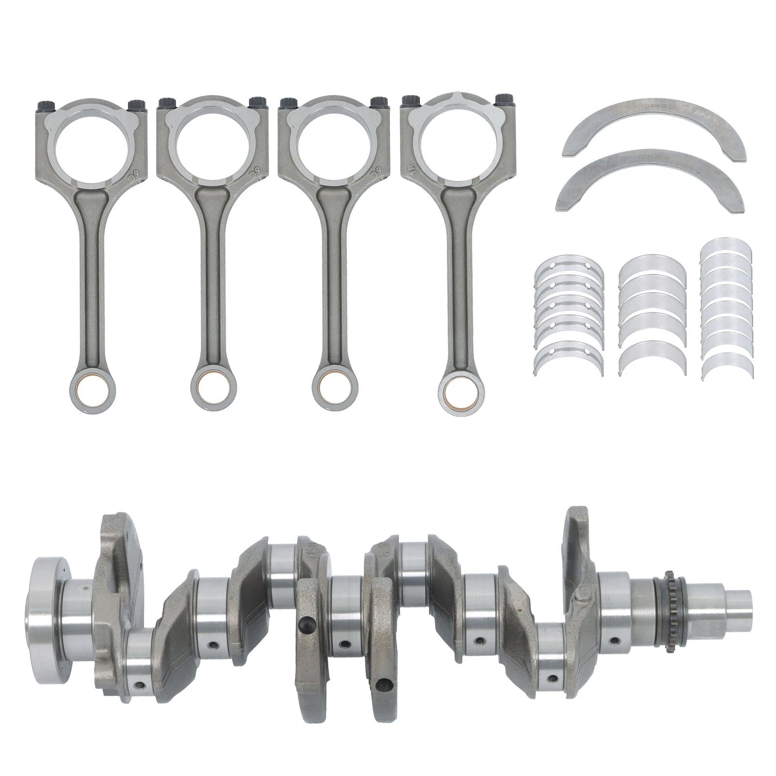 Engine Crankshaft & Rods & Bearings Set for Kia Forte L4 (2014-2015)