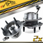 2X Front Wheel Hub & Bearing Assembly with ABS Sensor for Chevy Equinox (2010–2017)