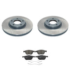 DuraGo Front Rotors & Bosch QuietCast Ceramic Pads for Mazda 3 2004–2013