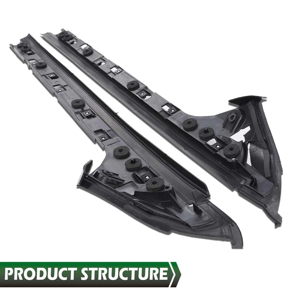 Front Inner Windshield Pillar Trim Moldings for Ford Explorer (2011–2019)