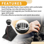 6 Speed Gear Shifter Knob with Cover No. 3C0711113A for VW Passat (2006–2010)