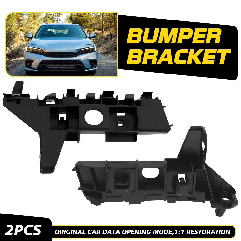 2X Front Bumper Retainer Brackets for Honda Civic (2022–2023)