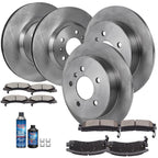 Set of 4 Disc Brake Rotors and Ceramic Pads for Chevrolet Impala (2006–2010)