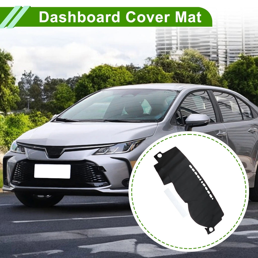 Dashboard Cover Mat for Toyota Corolla (2000–2007) Black Red
