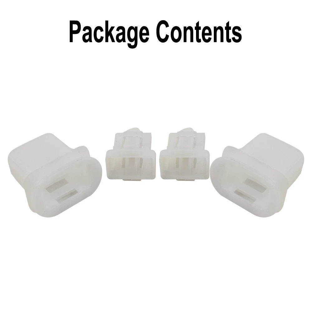 Set of 2 Fastener Clips for Car Rear Seat Locking Clip (38.6mm x 24)