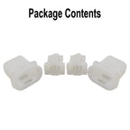 Set of 2 Fastener Clips for Car Rear Seat Locking Clip (38.6mm x 24)