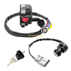 Left Handlebar Switch & Ignition Key Switch for Yamaha Kodiak 450 700 (2000–2023)