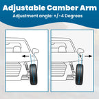 Adjustable Rear Upper Lower Camber Arms +/- 4 for Mini Cooper (2002–2013)