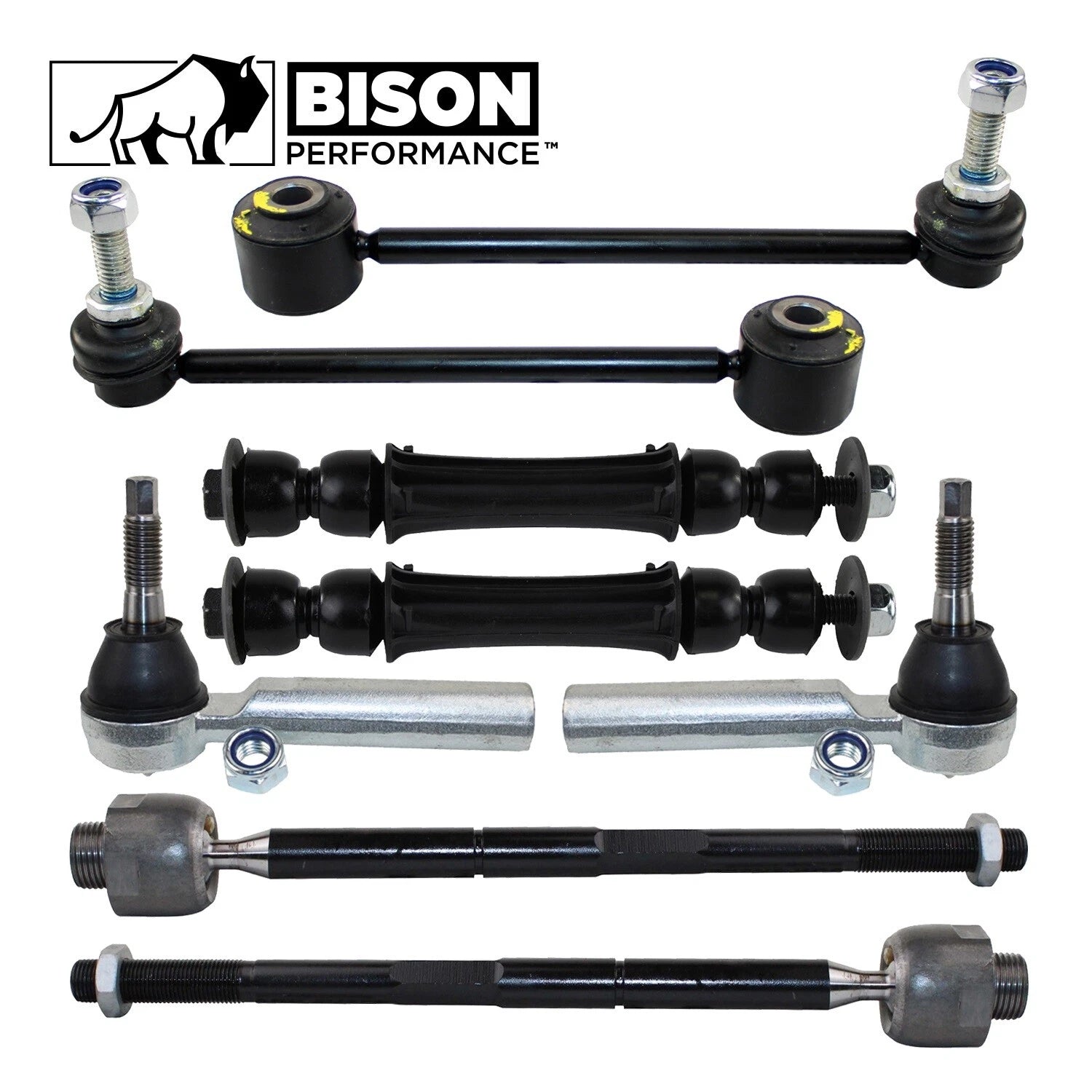 8pc Sway Bar Tie Rod End Kit for Cadillac Chevy GMC