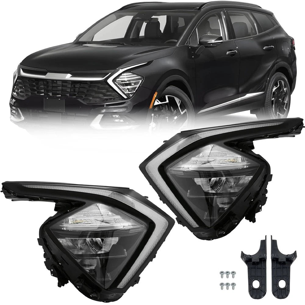 Pair Headlight Assembly for Kia Sportage (2022–2024) 92101DW000 92102DW000