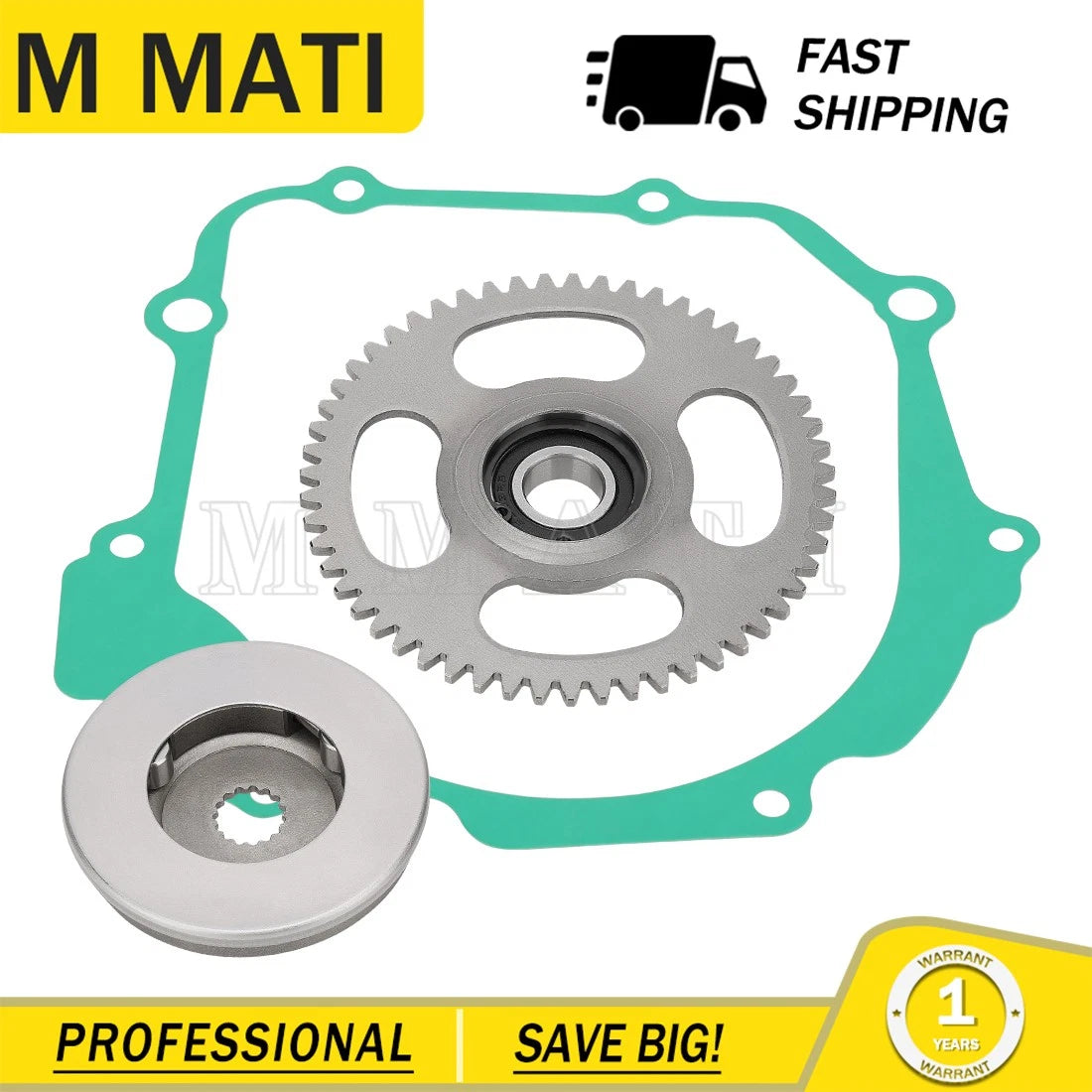 Starter Clutch Assembly for Yamaha (Fits 4KL-15570-00-00, 50M-15570-00-00)