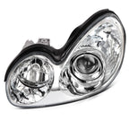 Headlight Assembly for Hyundai Sonata (2002–2005) Pair Chrome Housing Clear Lens
