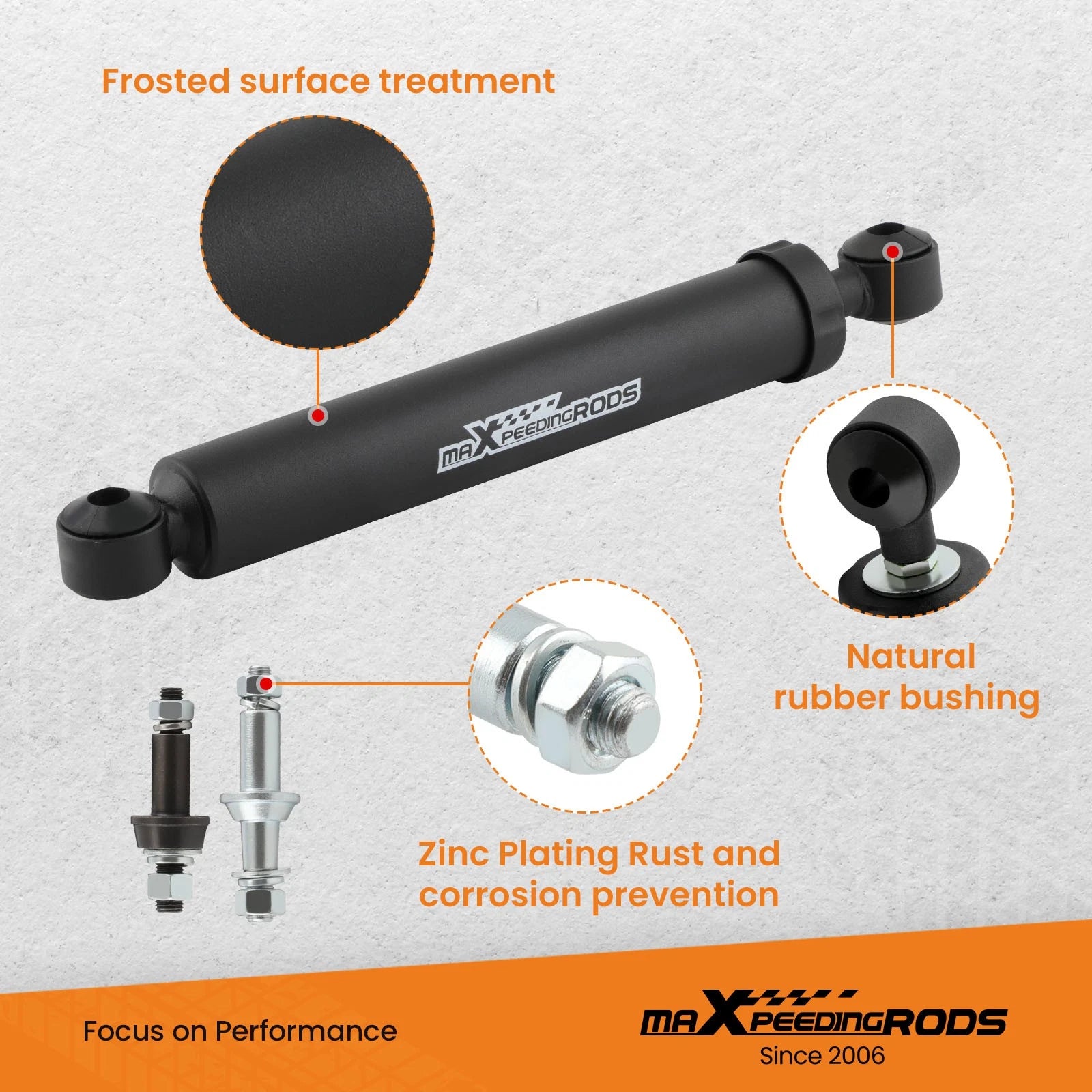 Suspension Steering Stabilizer Kit for GMC K-Series C-Series (1973–1991)