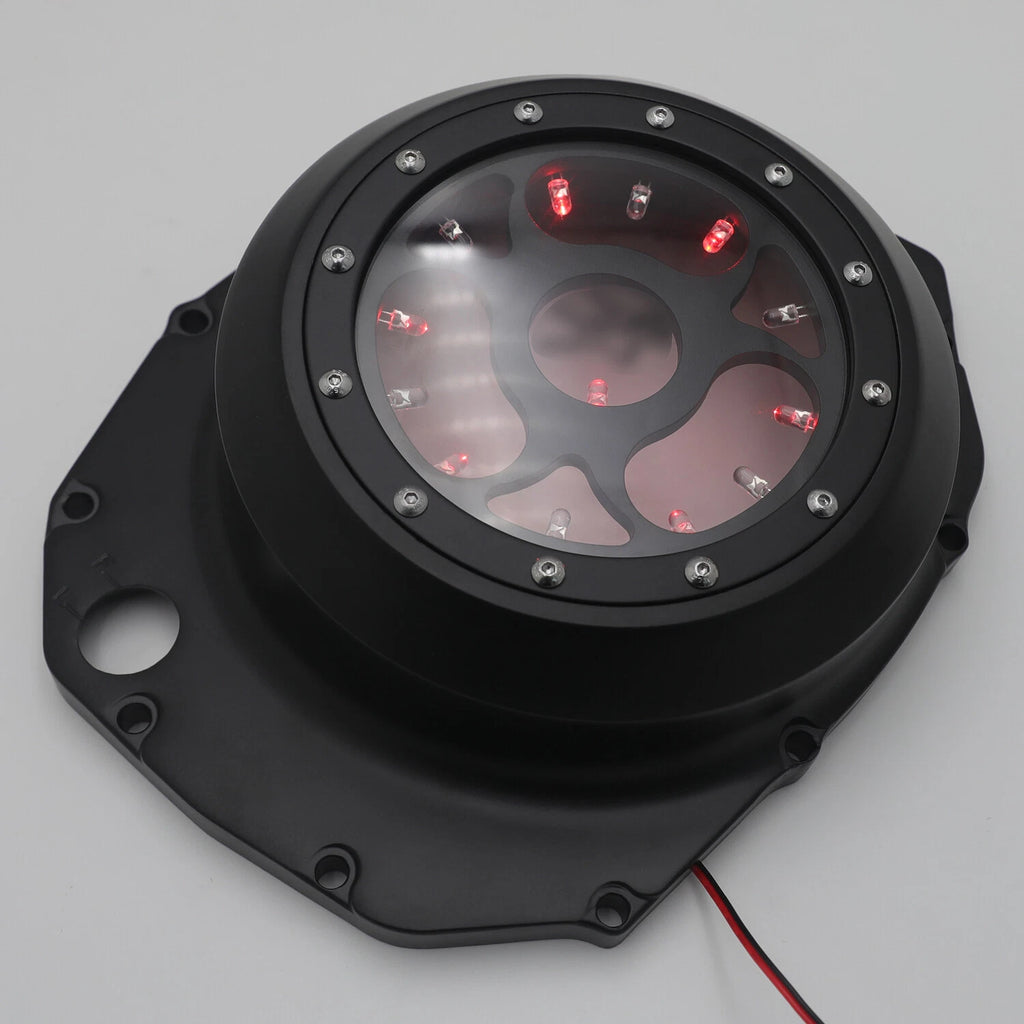 Sequential LED Engine Clutch Cover for Suzuki GSXR1300 Hayabusa (1999–2020)