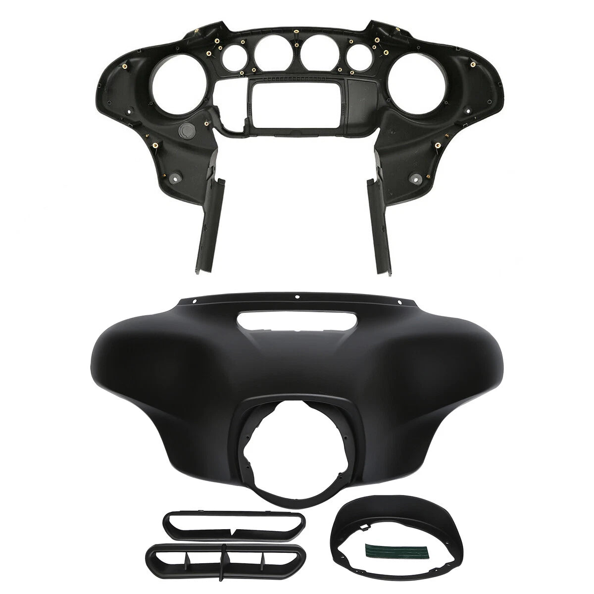 Matte Black Batwing Fairings for Harley Street Glide (2014–2024)
