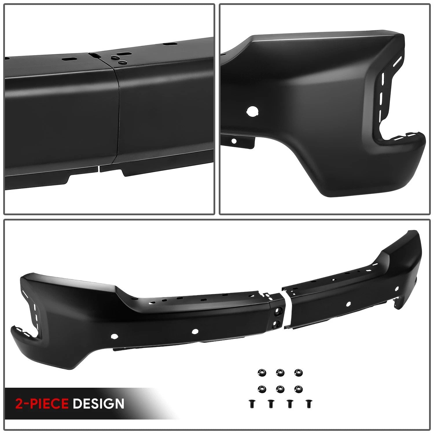 Front Bumper Face Bar for Chevy Silverado 1500 LTD (2019–2022) w/ Sensor Holes