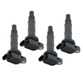 Set of 4 Ignition Coils for Toyota Camry Lexus Scion RAV4 Highlander TC (2002–2015)