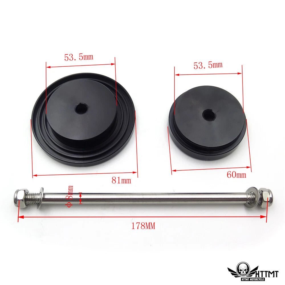 CNC Rear Wheel Fork Hole Cover for BMW R1200GS LC (2013–2019) R1200 GS ADV (2014–2019)