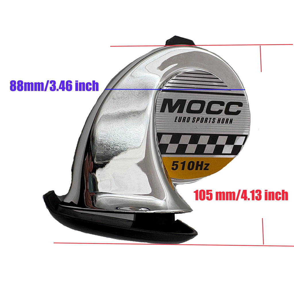 12V Waterproof 130dB Snail Air Horn for Truck Motorcycle Boat Car