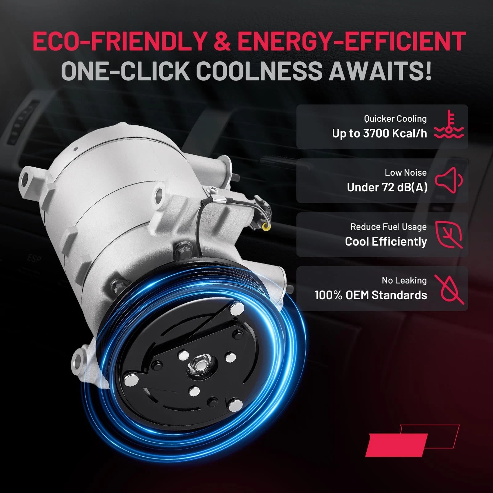 AC Compressor with Clutch for Nissan Pathfinder X-Trail (2014–2018)