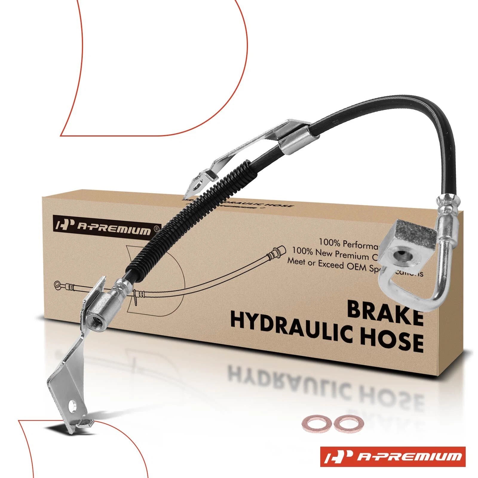 Brake Hydraulic Hose Front RH for Ford Expedition F-150 F-250 (1997–2021)