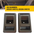 2pc Brown Interior Door Handle for Toyota Pickup 4Runner Tacoma Corolla Tercel
