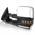 Power+Heat Chrome Towing Mirror with Smoked LED Lamp for Silverado/Sierra (2003–2007)